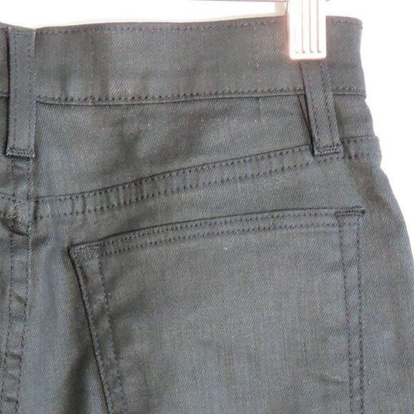 SIMON MILLER X PARAMOUNT GREASE 'Greasy' Black Coated Skinny Jeans - Size 25 - Picture 10 of 15